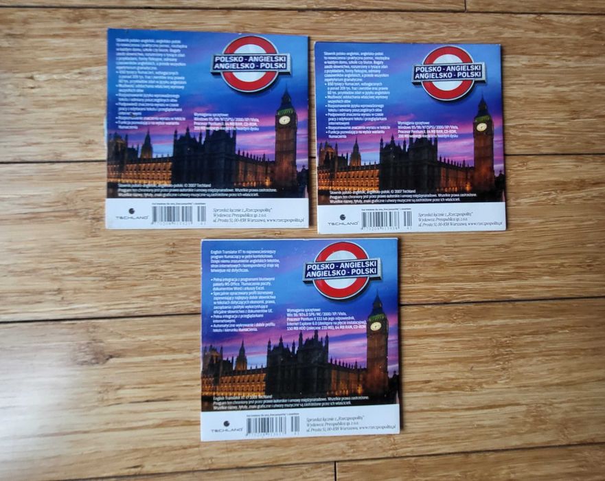 CD tłumacz słownik polsko angielski angielsko polski NOWY !