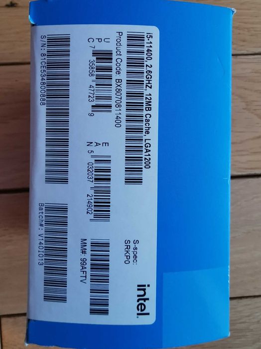 Nieużywany zestaw Intel i5-11400 + MSI B560M Pro VDH WiFi