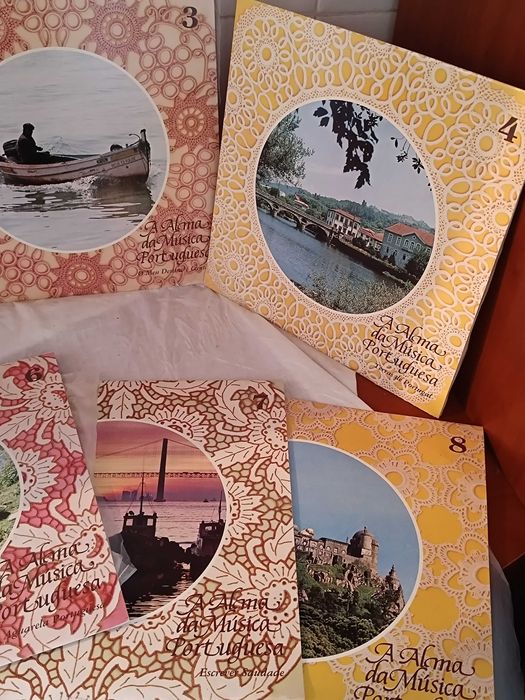 8 Discos antigos A Alma da Música Portuguesa