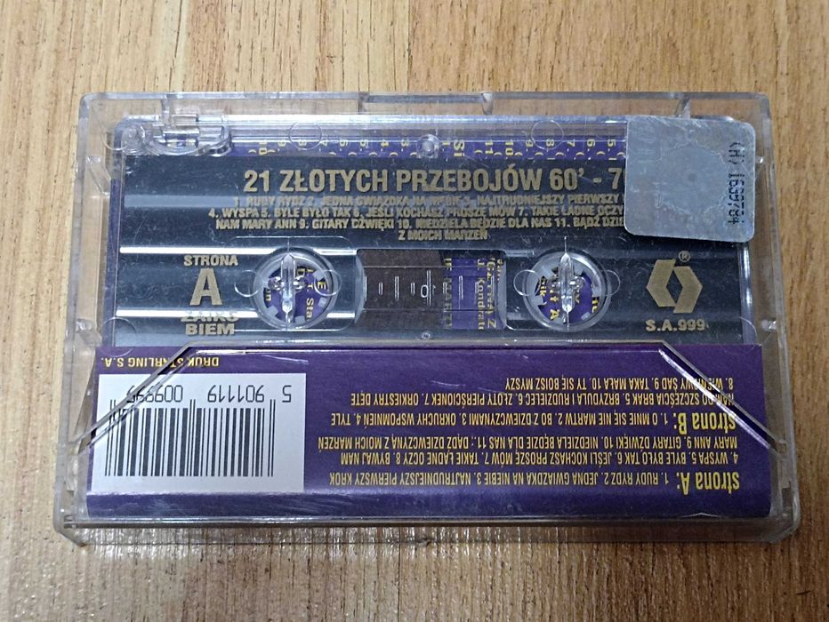 21 Złotych przebojów kaseta