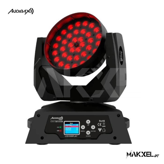 Audibax Iowa 360 Zoom 2 Unidades + Flightcase