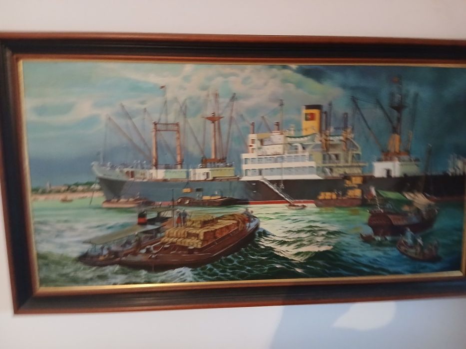 Quadro em tela gigante.