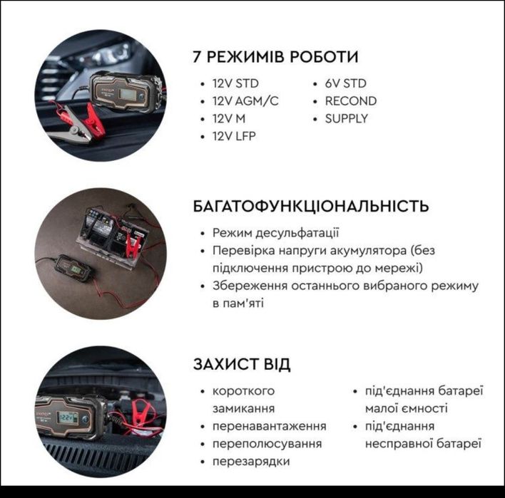 Зарядний пристрій Дніпро-м