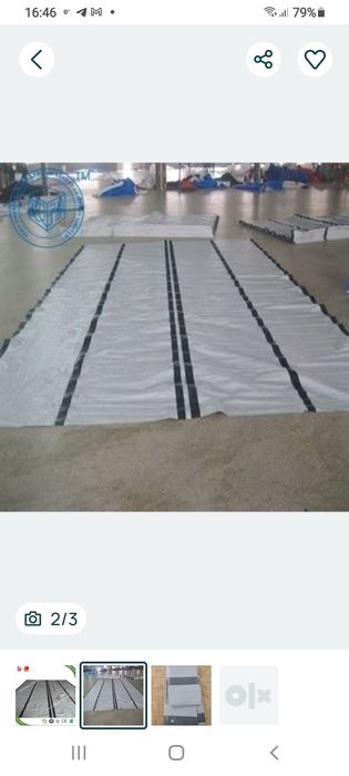 Тент 6×4,без люверсов.5 штук