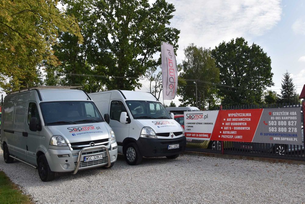 Wypożyczalnia wynajem aut osobowych dostawczych chłodni autolawet
