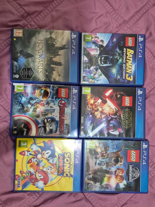 Ps4 com 6 jogos