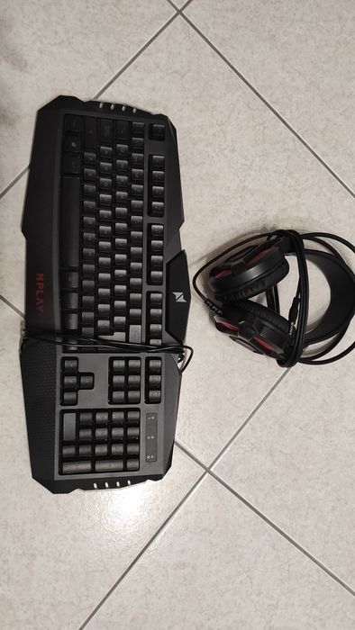 Teclado e phones gamer NPLAY