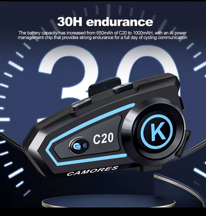 Fones capacete moto novos