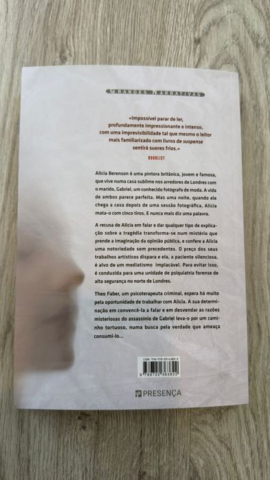 Livro  novo  a paciente  silenciosa