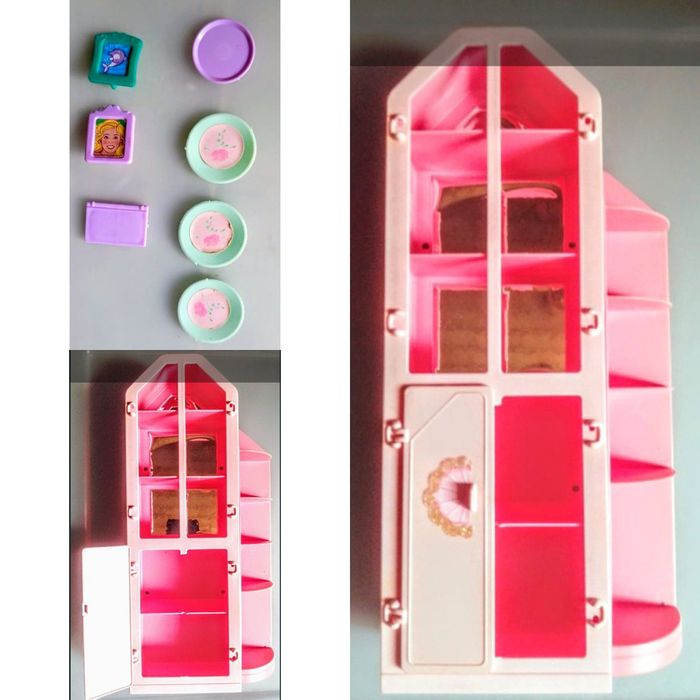 Barbie cristaleira antiga 1987 para peças de reposição.