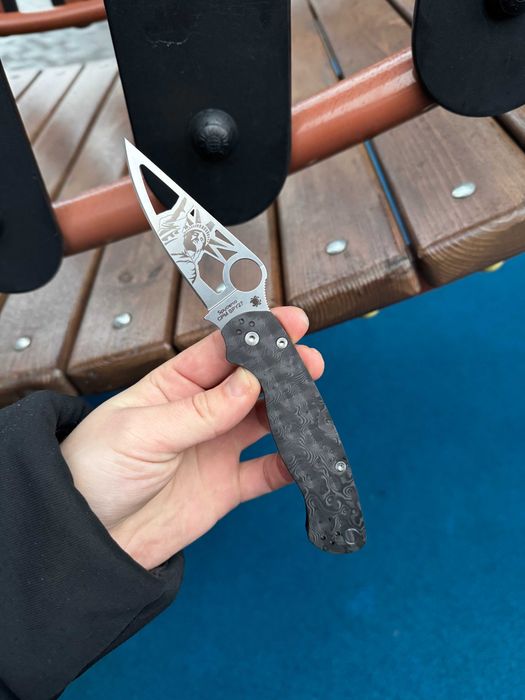 Ніж Spyderco Paramilitary 2 Compression Lock Knife FC Black Dunes