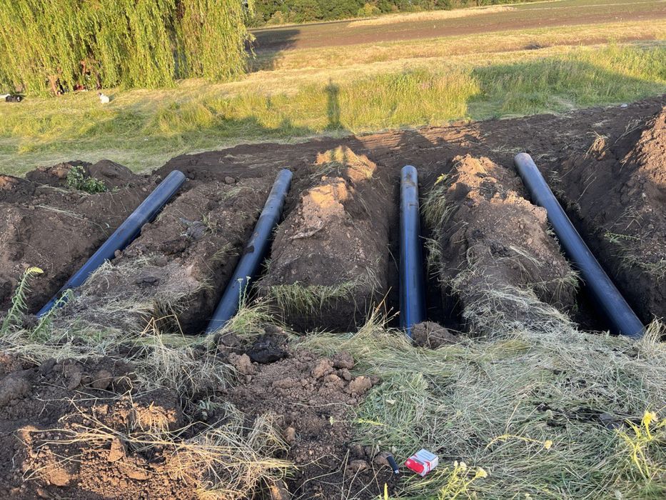 Замена водопровода, в резки,канализация( Проколы под дорогой ...