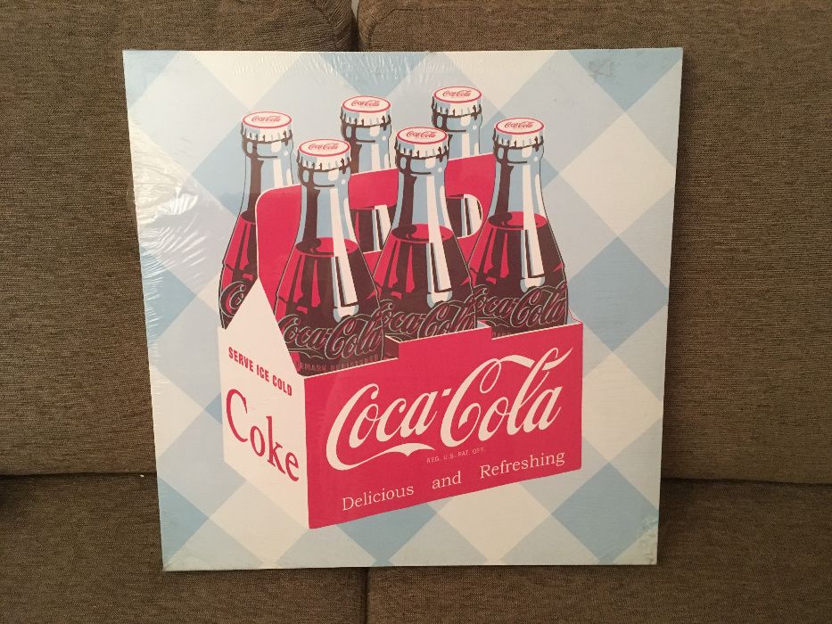 Quadro da Coca Cola estilo Retro / Vintage - Novo