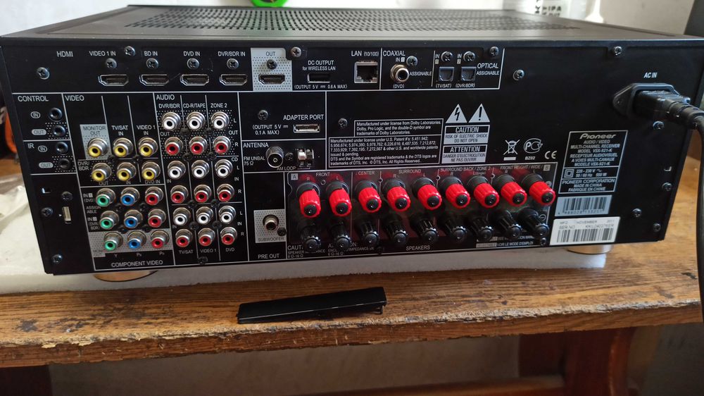 Amplituner Pioneer VSX- 921-K 7.1 HDMI USB  Bluetooth