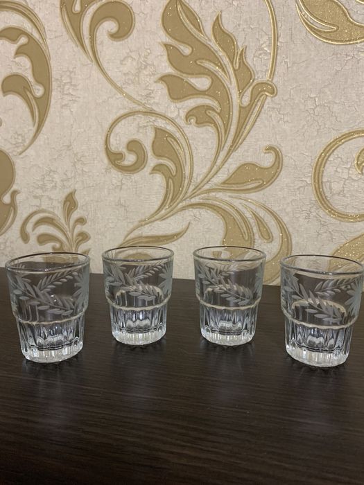 Рюмки, склянні рюмки , набір 6 рюмок