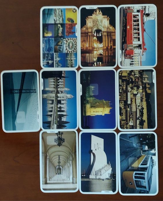 10 Bilhetes Postais CTT Lisboa - TAXA PAGA - novos