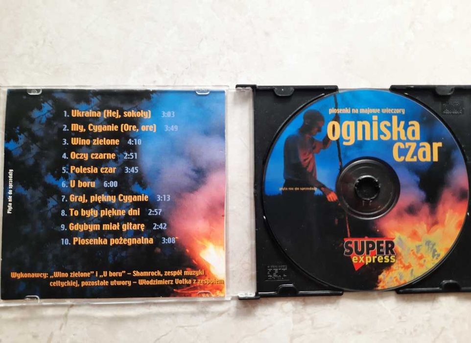 Ogniska czar - piosenki na majowe wieczory - płyta CD