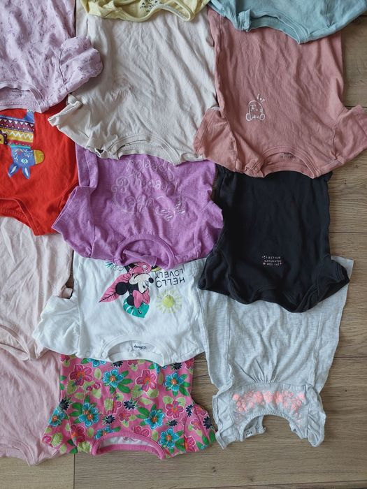 Mega paka koszulka z krótkim rękawem na lato dla dziewczynki różne mar