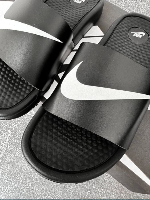 Мужские спортивные шлепки шлепанцы найк nike