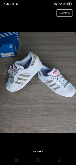Nowe Adidas Superstar rozmiar 37 1/3