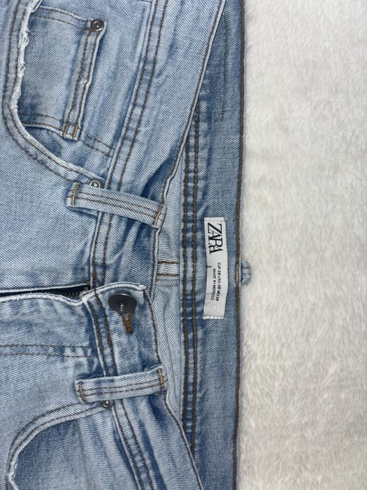 Calças de Ganga Zara 38