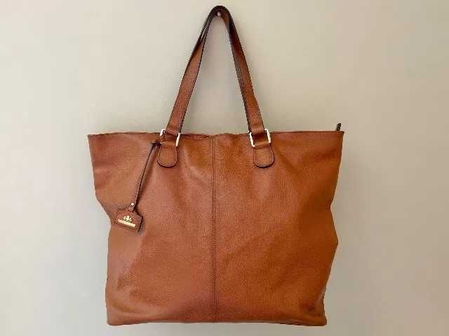 Wittchen torebka duża skórzana damska shopper bag skóra naturalna brązowa elegancka pojemna
