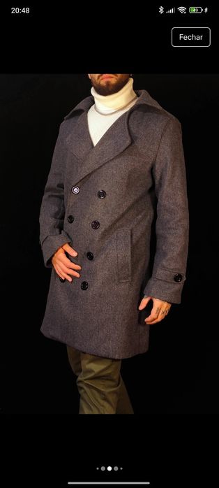 Sobretudo Clássico Homem Novo