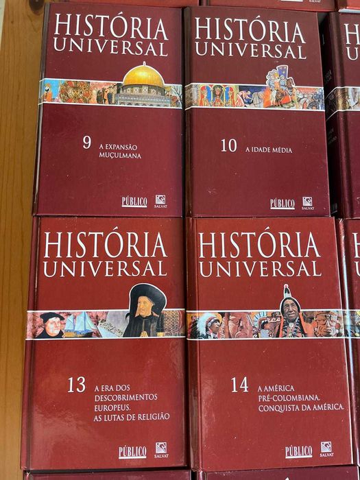 Coleção de 20 livros de História Nacional e Internacional