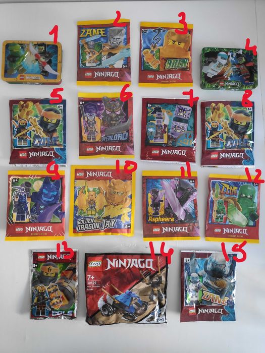 Lego NinjaGo Coleção Polybags Limited Edition
