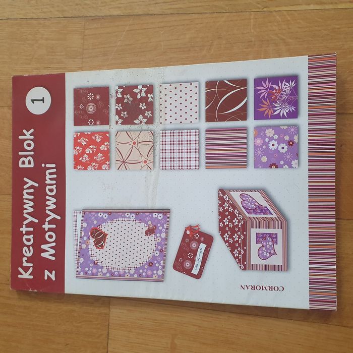 Kreatywny blok z motywami-brązowy