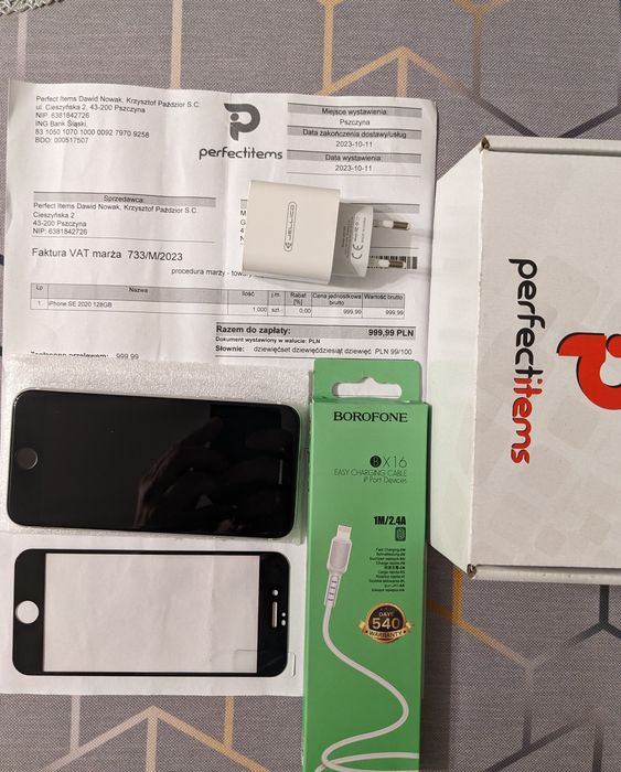 iPhone SE 2020  128 GB Biało czarny