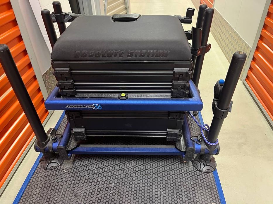 zestaw zawodowy Preston Absolute 36 Seatbox Blue Edition