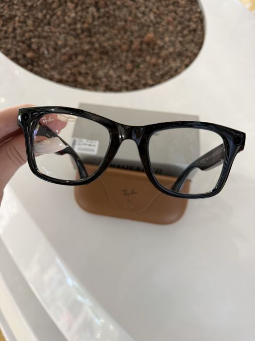 Смарт-очки Ray-Ban Meta Wayfarer Shiny Black/Clear size L