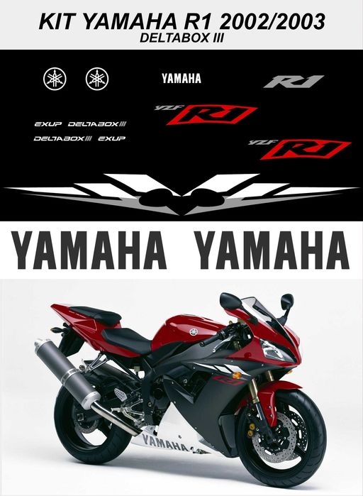 Kit Autocolantes Yamaha YZF-R1