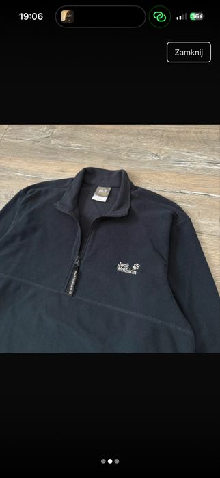 Polar Jack Wolfskin męska rozmiar M garanatowy stan ideal Techopole