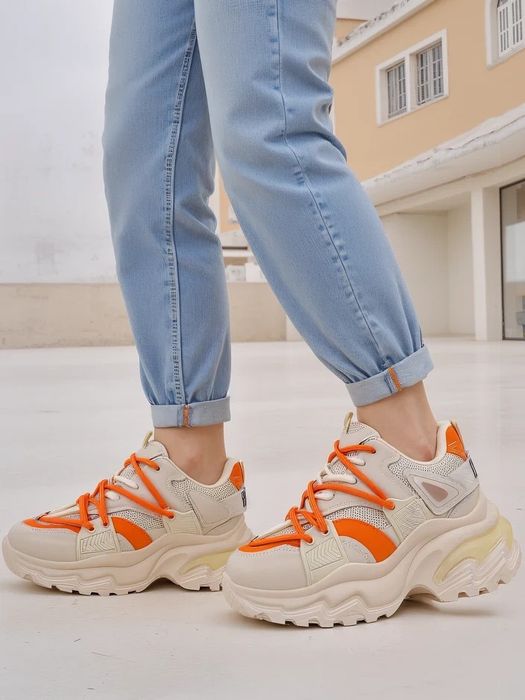 4 KOLORY 36 37 38 sneakersy 39 40 adidasy sportowe z wstawkami wiazani