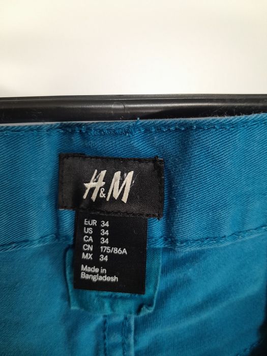 Spodnie męskie niebieskie L