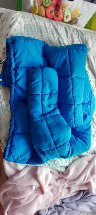 Blusão Bershka Azulão Acolchoado