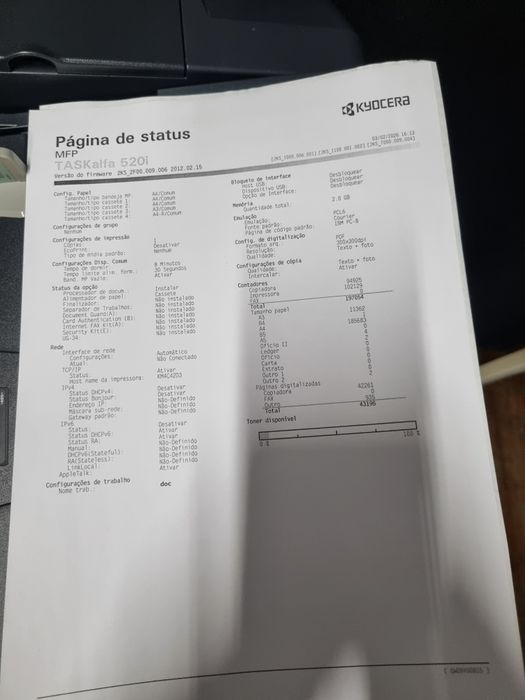Impressora Kyocera taskalfa 420I