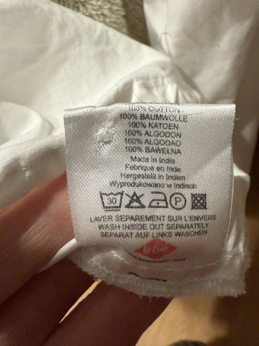 Biala koszula Lee L/XL