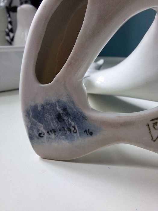 Lisek siedzący figurka Ćmielów New Look PRL