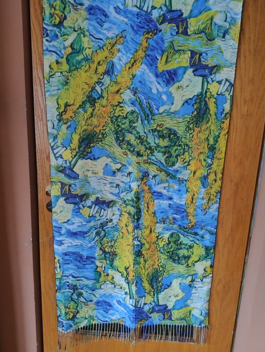 Szal z motywami Van Gogh 180x70 cm