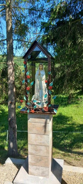 Kapliczka metalowa * Przydrożna lub do ogrodu *