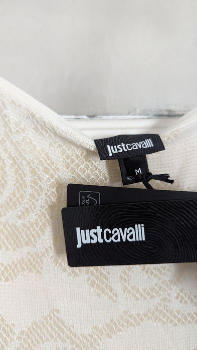 [Novo] Vestido Mulher Branco Renda Just Cavalli - M