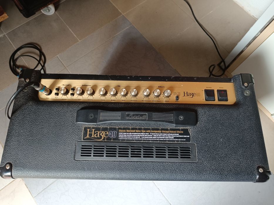 Amplificador Marshall a válvulas