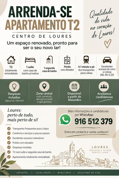 T2 renovado Loures