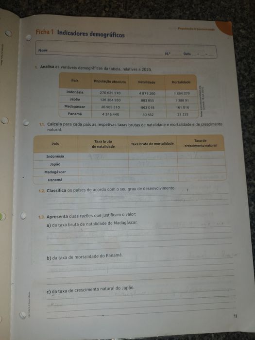 Caderno de Atividades/GEOPro - GEO+ - Geografia - 8.º Ano