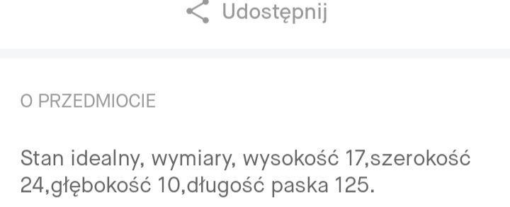 Torebka damska lisonoszka