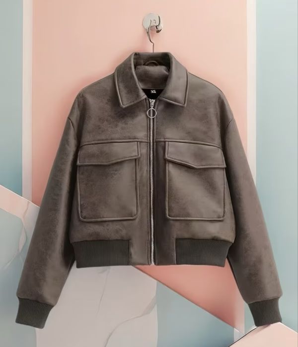 Куртка бомбер шкіряна м