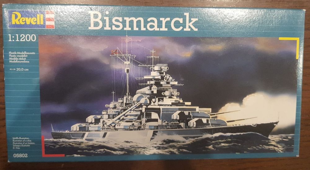 Okręt Bismarck 1:1200 05802